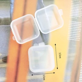 30Pack Plastic Organizer Storage Box Clear Bead Organizer for Jewelry Tackle Earring Craft Beads