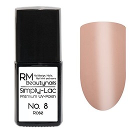 RM Beautynails Simply-Lac Premium UV Polish No. 8 Rose Pink 10 ml