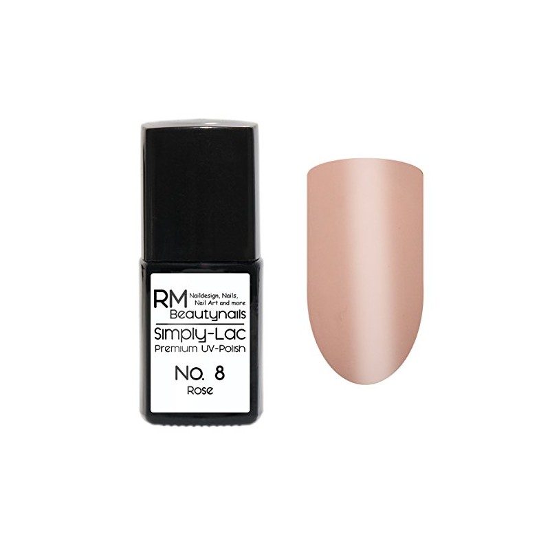 RM Beautynails Simply-Lac Premium UV Polish No. 8 Rose Pink