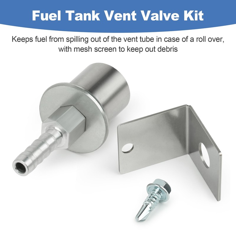 Fuel Tank Vent Roll Over Valve with Bracket Kit Remote