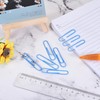 sourcing map Paper Clips Medium Size 2 Inch Vinyl Coated
