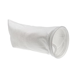 vhbw Universal Aquarium Pool Filter Sock Skimmer Filter Bag Polyethylene 18x45cm 100 Micron White