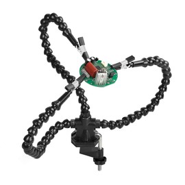 Helping Hands Soldering, Third Hand Soldering Tool PCB Holder Flexible Arms Helping Hands Crafts Jewelry Hobby Workshop Helping Station (Y3)