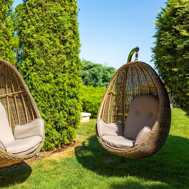 HANABASS Eggs Chair Hanging Kit, Heavy Duty Hammock Hanging Springs,