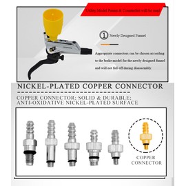 CYCEARTH Pro Bicycle Brake Bleed Kit for Shimano TEKTRO MAGURA Zoom Bike Mineral Oil Hydraulic Disc Professional Tool Set