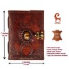 Urban Leather Journal - 3 Moon Brown Tiger Eye Journal