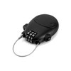 QWORK® 3 Digit Combination Lock, Cable Lock, Security Password Lock,
