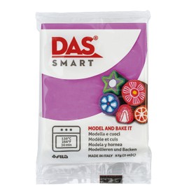 DAS Smart Oven Bake Modelling 56g Clay, Lavender, Ideal for Professionals and Hobbyists