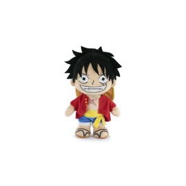 BARRADO One Piece - Soft Toy of the Characters of One Piece - 28cm, 11'02" - Luffy, Sanji, Roronoa Zoro - Super Soft Quality (Luffy)