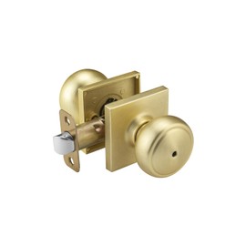 NCSEN Gold Door Knobs with Lock, Coastal Door Knobs Interior for Privacy