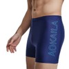 Romiholly High-End Men's Square Leg Swim Trunks k221 Black/XL 2ea
