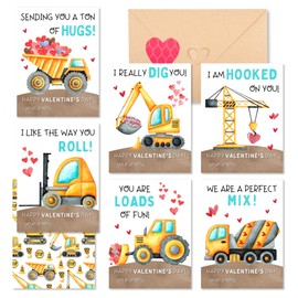 VAINECHAY Valentines Day Cards for Kids Classroom - 48 Pack Baseball Valentine Cards for Class Exchange - School Valentine's Greeting Cards for Boys with Envelopes & Heart Stickers, 4.3 * 4.3 inch