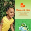 BioSwiss Bandages, Baby Dino Shaped Self Adhesive Bandage Set, Latex