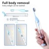 2Pcs Travel Toothbrushes Kit Fold Travel Size Toothbrushes Built-in Toothpaste