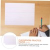 CAXUSD 30Pcs Dry Erase Sentence Strips for Teachers Ruled Cardstock
