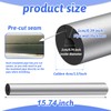 8 Pack Pipe Insulation Foam Tube, 3/4'' Self Adhesive Pre