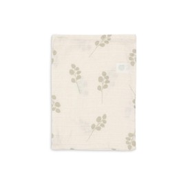 Jollein 536-848-67041 Waschlappen/Waschhandschuhe 3er Set Twig olive/weiß (15x20 cm)