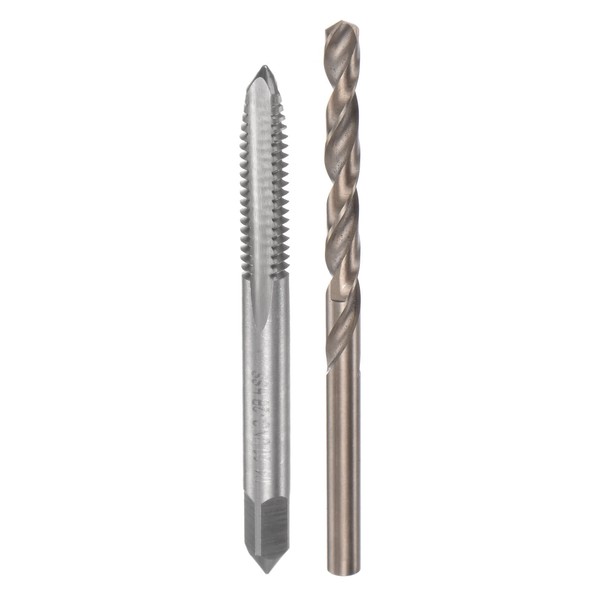 sourcing map Tapping Drill Bit Set 1/4-20 UNC 2B Straight