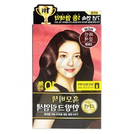 Gray hair dyeing herbal cream 3 servings Wine brown gray hair cover Convenient and simple hair dyeing cream / 새치염색 한방크림 3회분 와인갈색 새치커버 편리한 간편한 염색크림