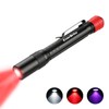EverBrite Red Light Flashlight with 395nm Blacklight UV/White Light, Multi-Function