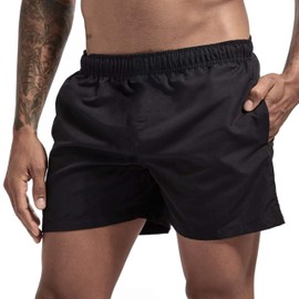 Vedicci Traje de baño Hombre Ajustable con Dos Bolsas Laterales para natación, Playa, mar o alberca. Bañador para Hombre Disponible en 3 Tallas para jóvenes y Adultos. Swim Trunks Men (Negro, M)