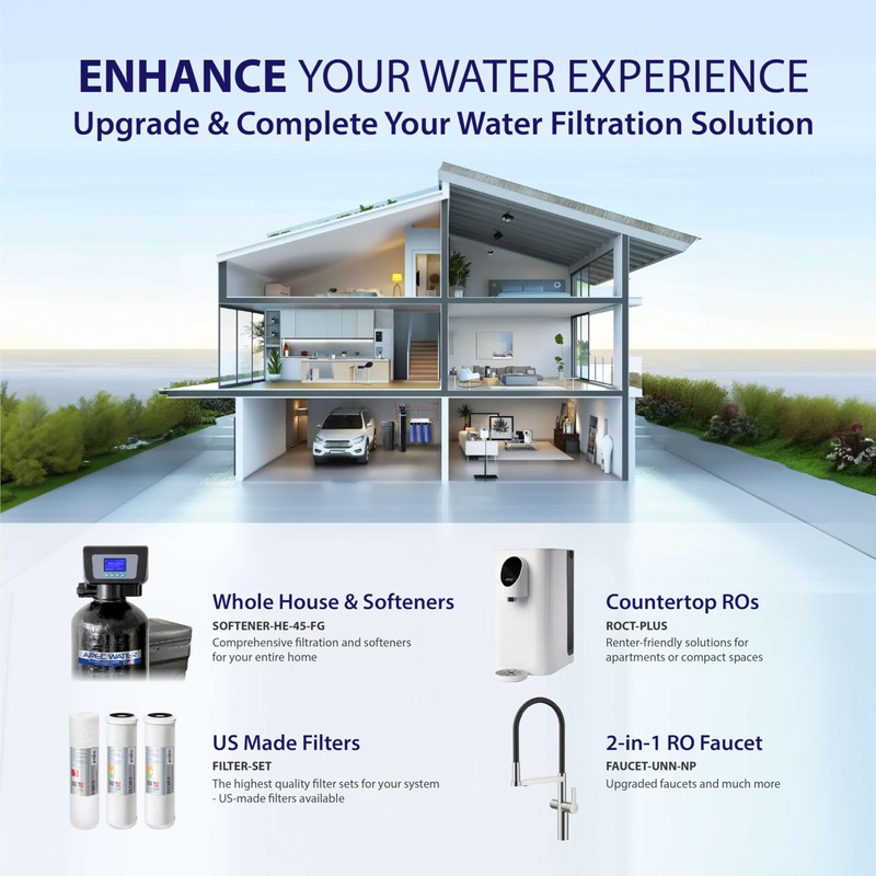 APEC WATER WiFi Water Leak Detector for Home, App Connected