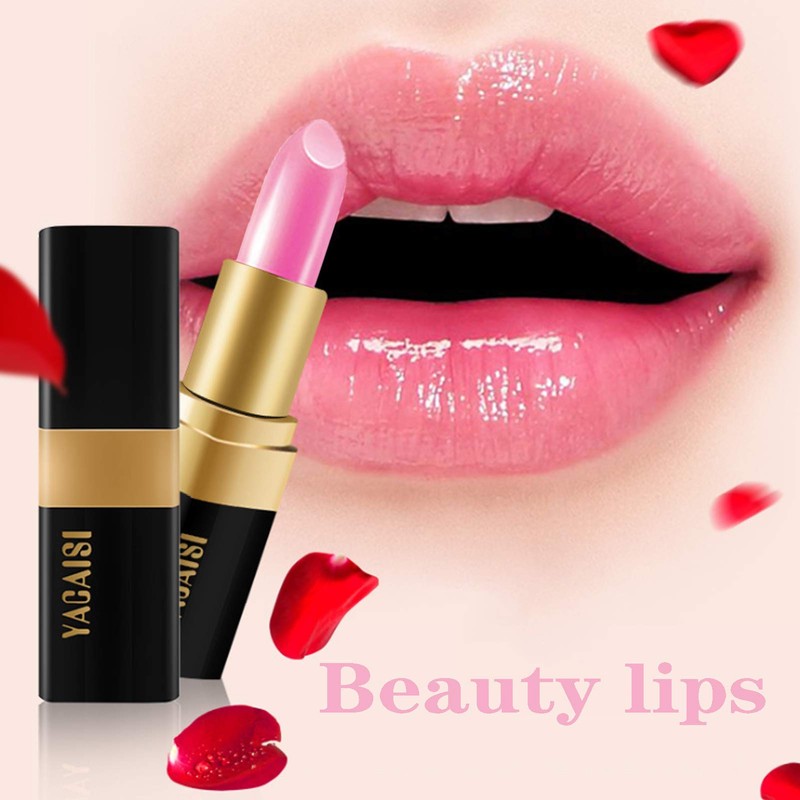 2 Piece Lipstick Set, Magic Temperature Colour Change Lipstick for