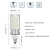 TSOCO E12 LED Bulbs, 12W LED Chandelier Light Bulbs,100 Watt