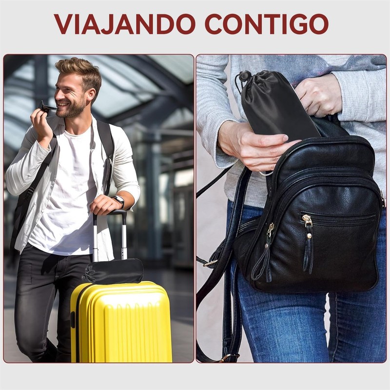 Hamaca de Pie de Avión (Paquete de 2),Reposapiés Portátil de