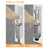 Door Stop - Heavy Duty Spring Loaded Step Down Push