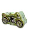 Metal Motorcycle Shape Money Box with Lock Funny Money Box