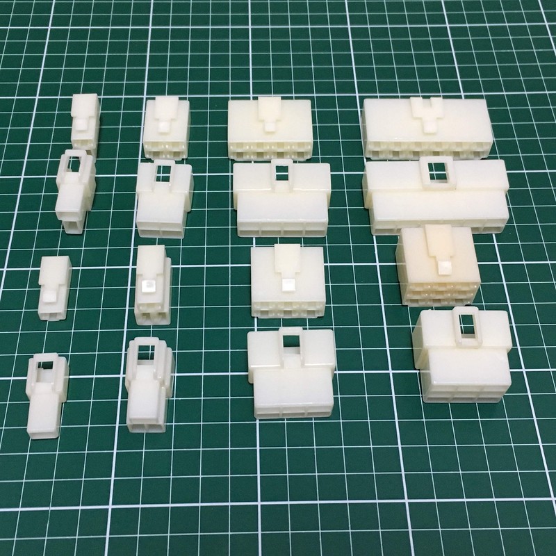 250 Connector Coupler Flat Connector Terminals 1 2 3 4