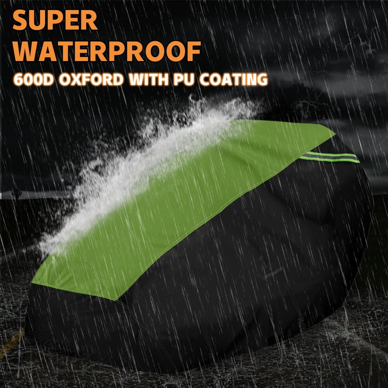 Zero Turn Mower Cover with Bagger Attachment,Waterproof Heavy Duty Fits