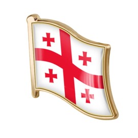 vmcoatdu Country Flag Pin Badge International Travel Brooch Metal Alloy Souvenir Pin for Hat Clothes Backpack, 0.75x0.7inch, Metal, epoxy resin