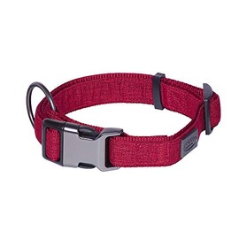 Nobby Linen Deluxe Dog Collar Length 40-55 cm Width 25 mm Red