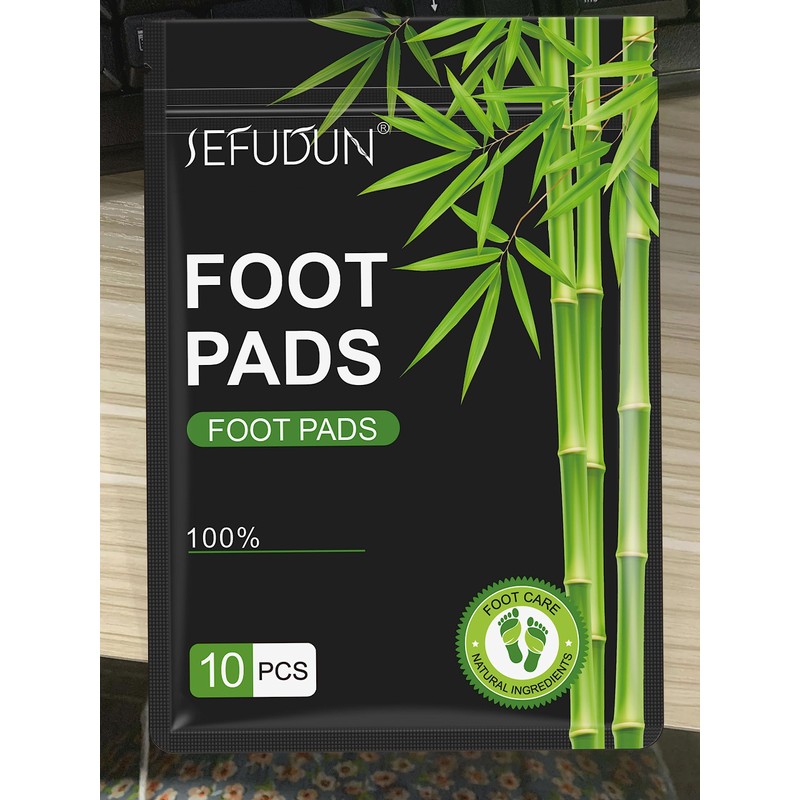 50PCS Foot Pads, Natural Bamboo Vinegar Ginger Powder Foot Pads
