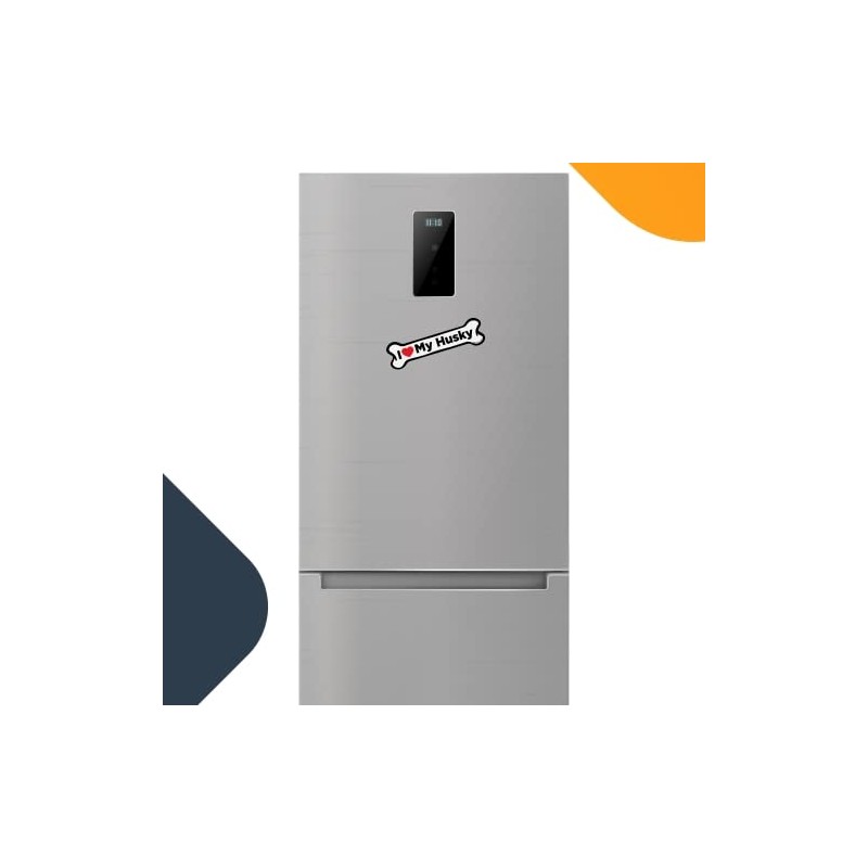 Magnet Me Up I Love My Husky Dog Bone Magnet