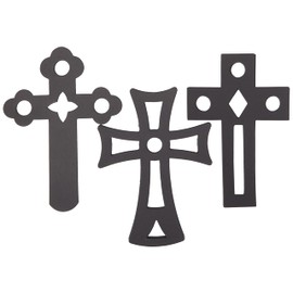 Springboard 50012 Stained Glass Silhouette Crosses RE Craft Activity (Pack of 30)