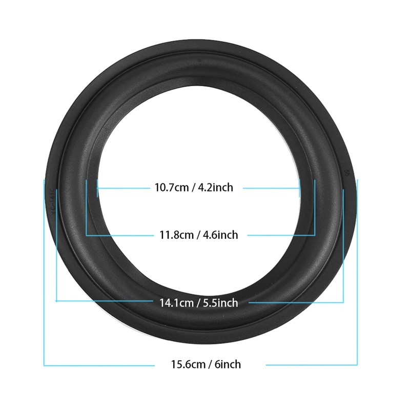 Yctze Replacement Speaker Repair Kit - 2pcs 6" / 156mm