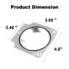 WMPHE LS Throttle Body Adapter 92mm Compatible with LS1 3