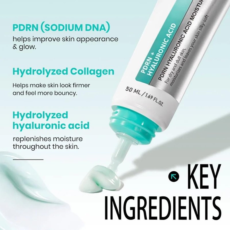 Set Crema Facial Bruma Ácido Hialurónico Pdrn Hidratación Profunda Rejuvenecimiento