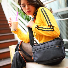 [Rename] CORDURA Nylon Shoulder Bag RSN80028, black, F