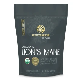Sunwarrior Lions Mane Polvo Orgánico Suplemento 150g