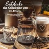 ElbFuchs® Latte Macchiato Glasses Double-Walled [2 x 350 ml] Gift