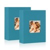 Lanpn Photo Albums 7x5 Pockets, Linen Slip in Top Loading