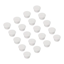 sourcing map PVC Tube Covers Internal Plug Pipe Inner 20mm End Caps Round Plugs for Hose Electrical Conduit Pack of 20