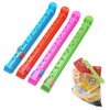 Set of 4 Large 15.5cm Tongs Close Bags with Date