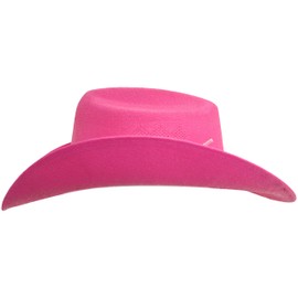 FABELLINO Sombrero Vaquero Texana Alicia Villarreal Lona Niñas Pequeñas Ligero y Versatil (as1, Alpha, s, Rosa Mexicano)