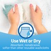 Medline Ultrasoft Absorbent Dry Cleansing Wipes, Hypoallergenic and Fragrance-Free, 10"