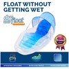 Swimways Dry Float Shadester Pool Float, Translucent Inflatable Recliner Chair